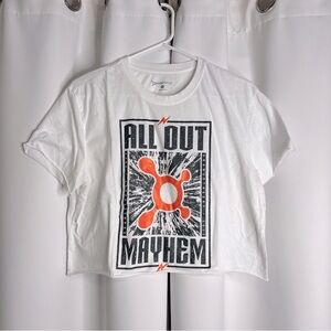 Large OTF Cropped All Out Mayhem T-Shirt